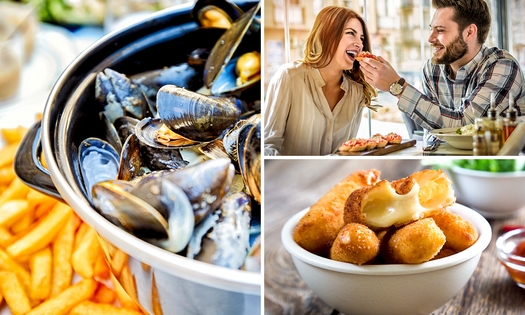Menu en 3 services au choix chez Le Malouin sur la côte à Coxyde