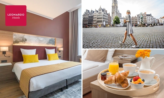 Overnachting voor 2 + ontbijt in Antwerpen