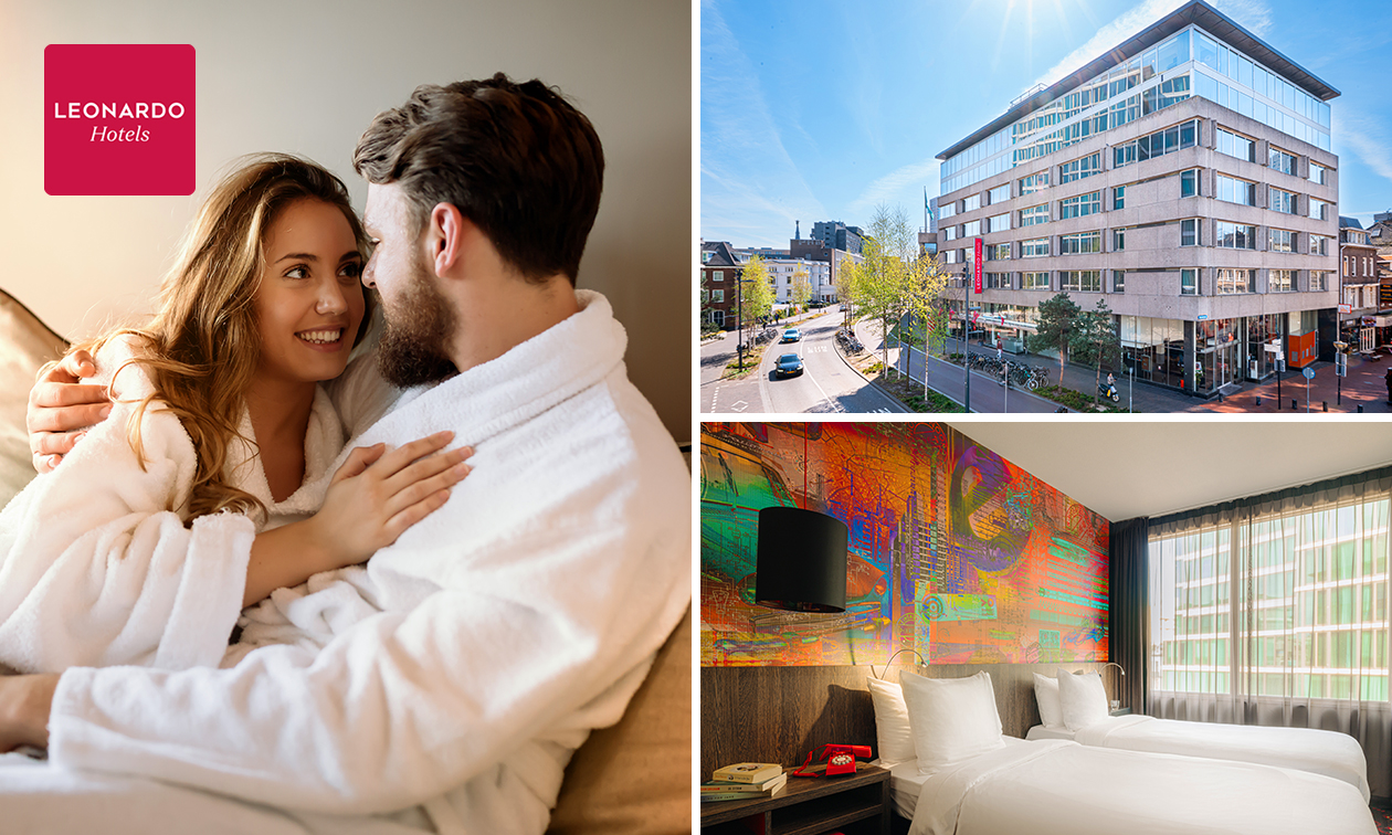 Overnachting voor 2 + ontbijt + late check-out in hartje Eindhoven