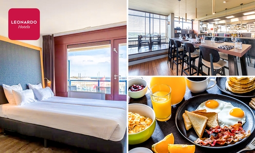 Nuit pour 2 + petit-déjeuner près de la plage d'IJmuiden