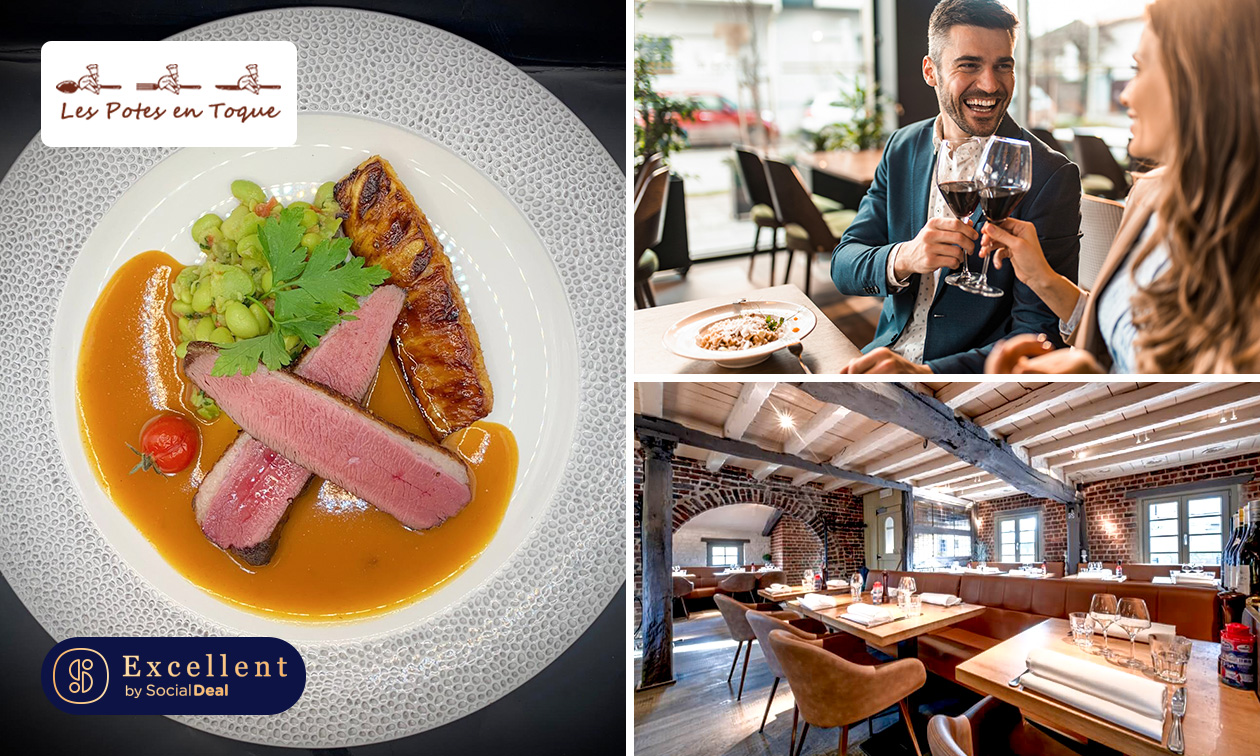 Menu du mois en 3 services + évtl. apéritif maison à Bruxelles