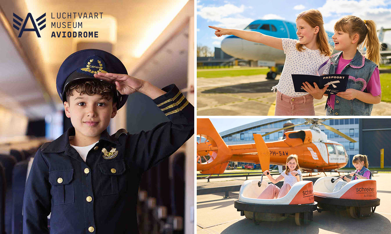 Entree voor Luchtvaartmuseum Aviodrome
