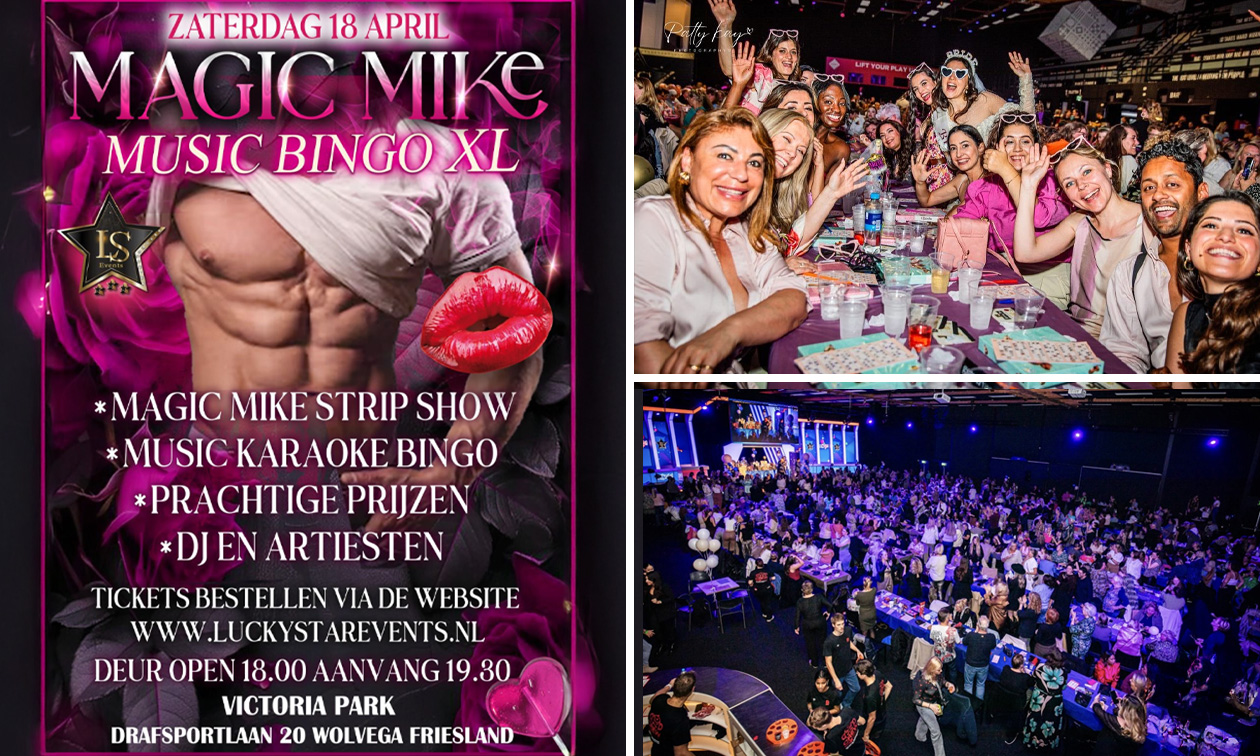 Entree Magic Mike Music Bingo XL