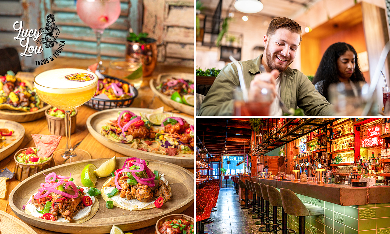 3-gangen keuzediner bij Lucy Lou Tacos & Tequila in hartje Utrecht