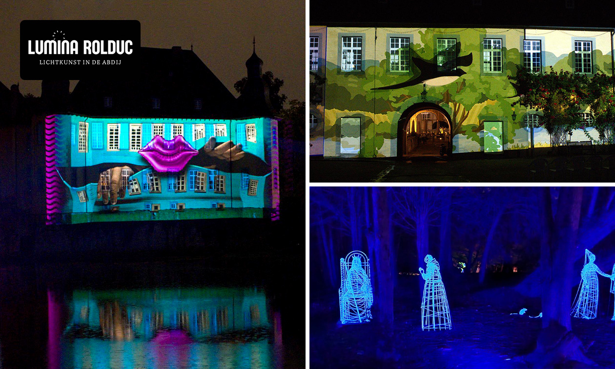 Entrée pour Lumina Rolduc - Lichtkunst in de Abdij + café, thé ou chocolat chaud
