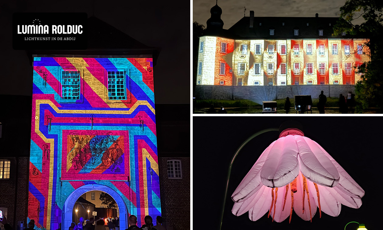 Entrée pour Lumina Rolduc - Lichtkunst in de Abdij + café, thé ou chocolat chaud