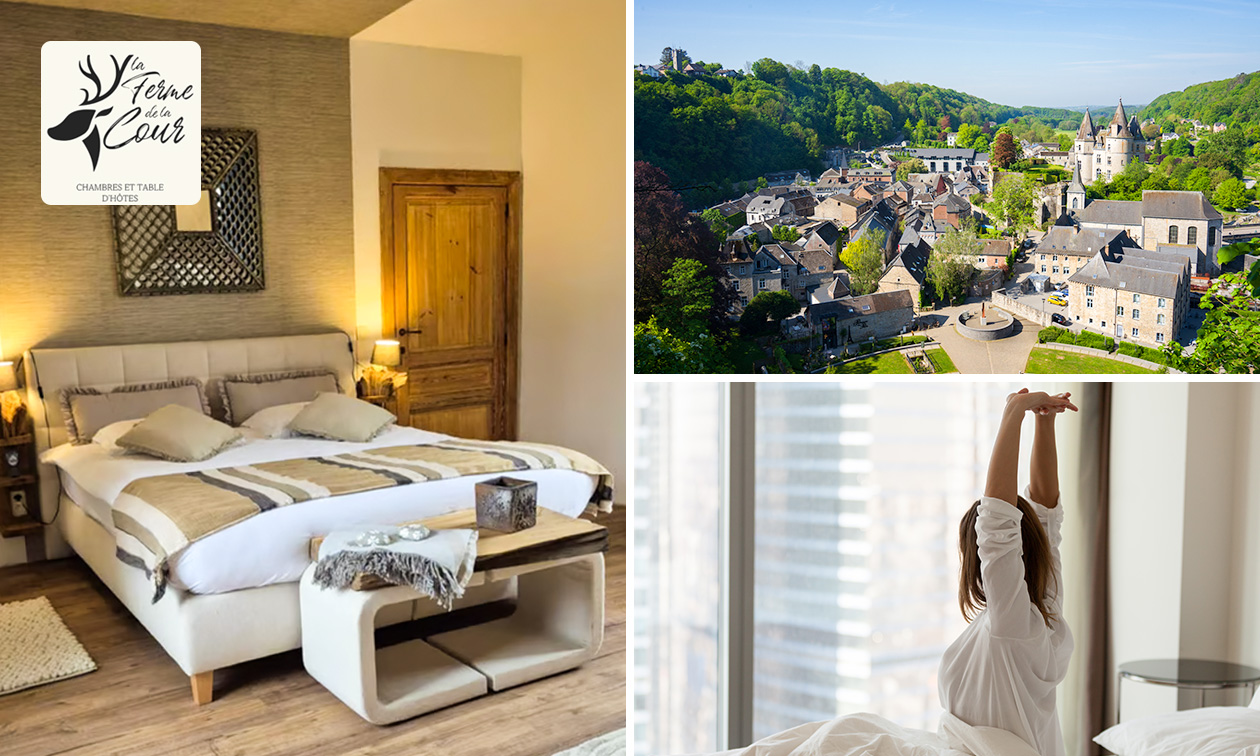 Overnachting voor 2 + late check-out + evt. ontbijt in het hart van de Ardennen