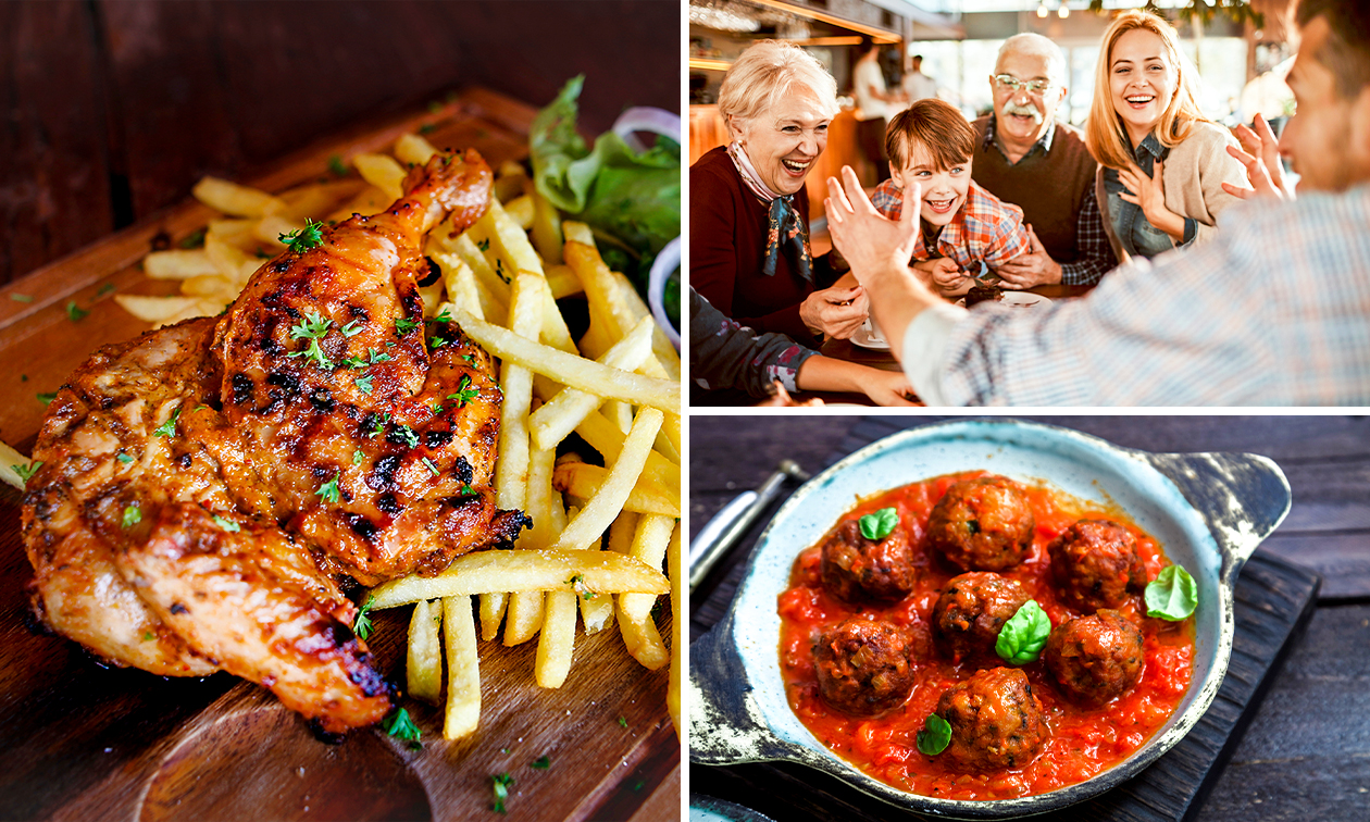 Menu en 2 ou 3 services à la carte près de Namur