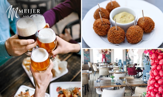 Drankje naar keuze + bittergarnituur of bitterballen bij Meijer aan Zee