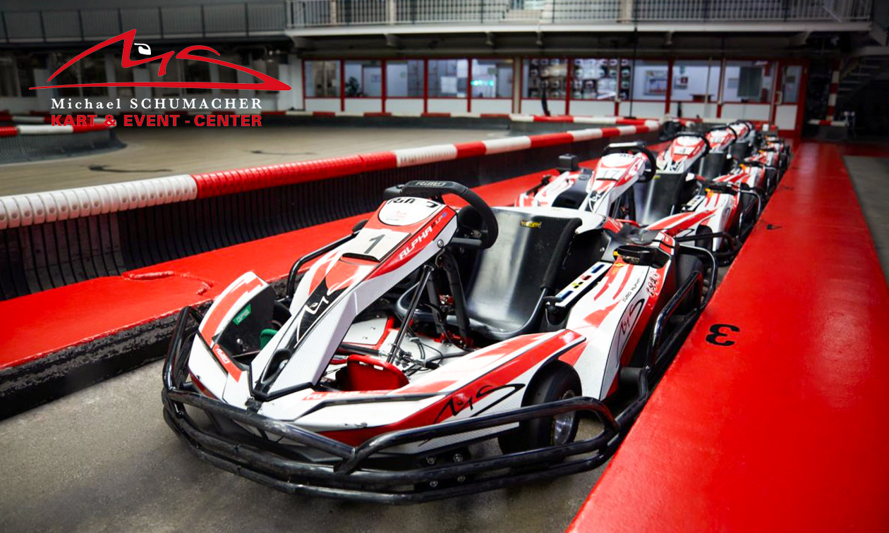 3 GoKart Fahrten á 10 Minuten im Michael Schumacher Kart & Event-Center