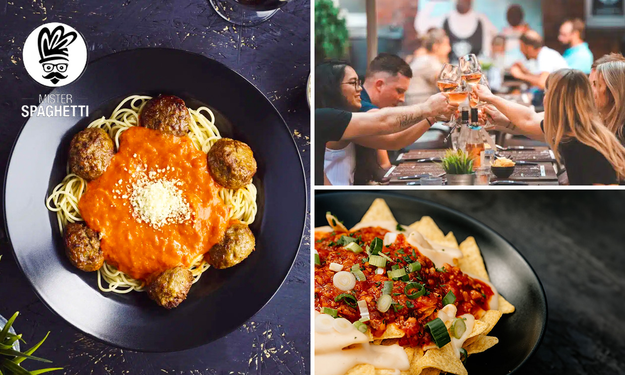 2-gangen keuzediner of -lunch + aperitief bij Mister Spaghetti