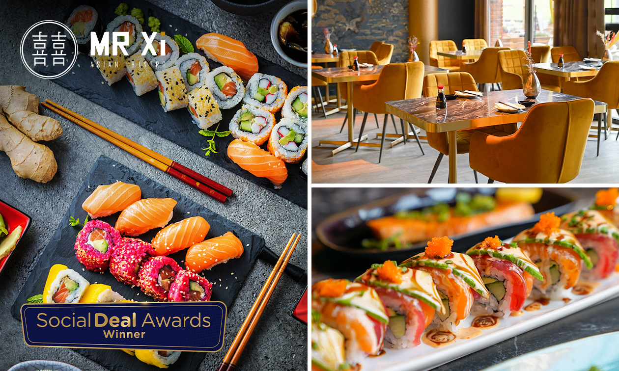 Sushibox (12, 24, 54 of 72 stuks) om af te halen bij Mr Xi Asian Bistro