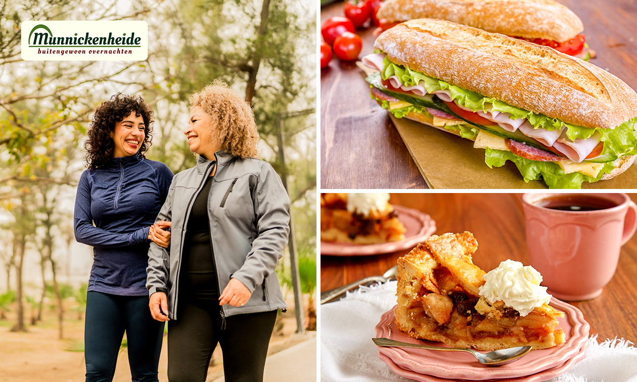 Wandelarrangement incl. koffie/thee, appelgebak en 2-gangen keuzelunch