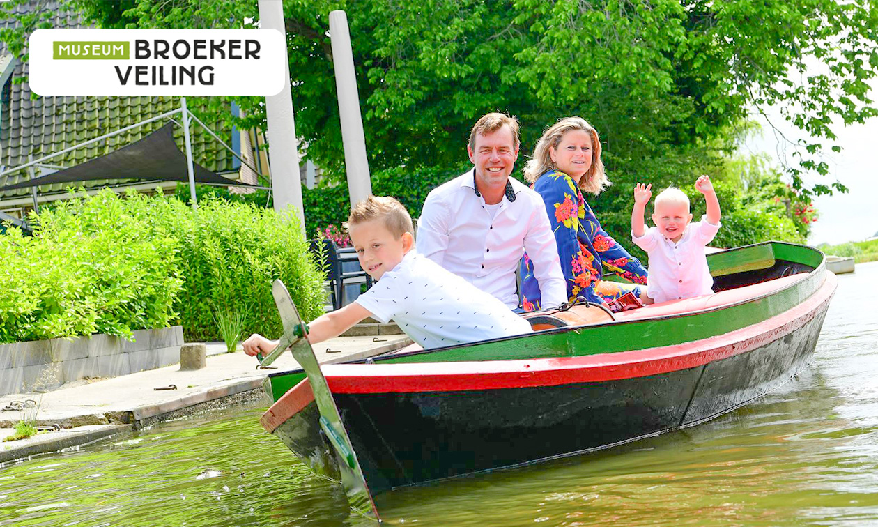 Fluisterboot varen (2 uur) voor 2 t/m 5 personen