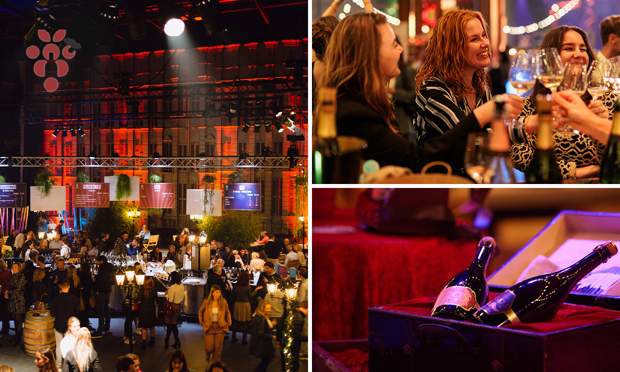 Entree voor Nacht van de Wijn + 1 glas bubbels