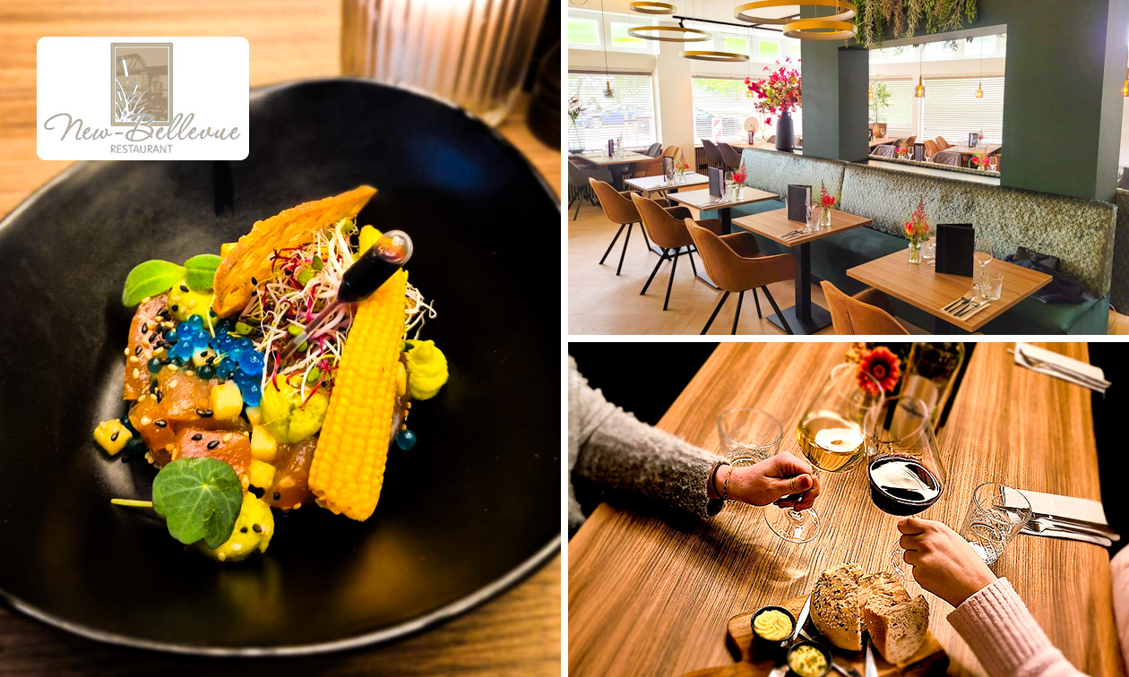 3-gangendiner à la carte aan het water