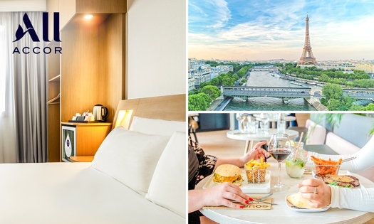 Nuit pour 2 + petit-déjeuner + parking + évtl. dîner en 3 services près de Paris