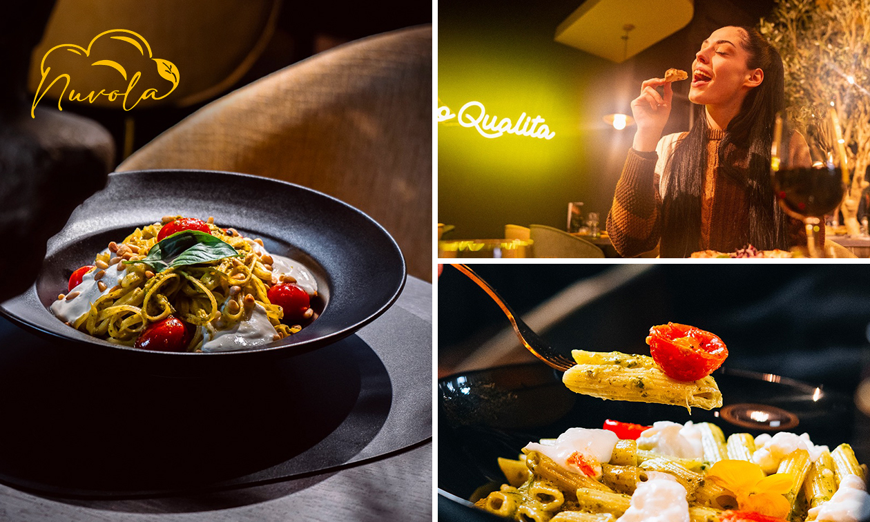 Menu italien en 2 ou 3 services à la carte au Nuvola