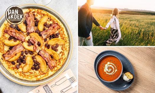Wandelarrangement incl. gebak + warme drank + 2-gangenlunch bij Pan & Koek Arnhem