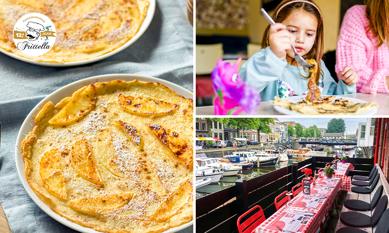 2-gangen pannenkoekenlunch of -diner in Gorinchem
