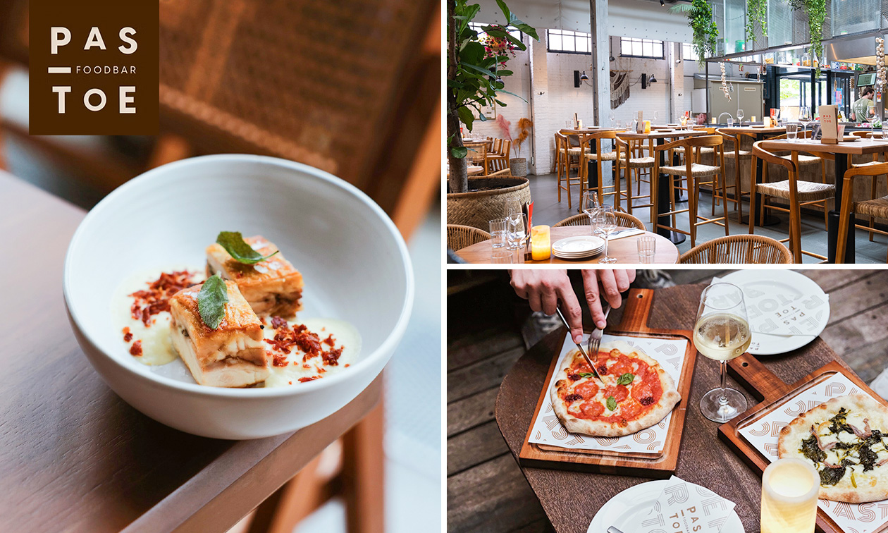 3-gangen shared dining-diner + dessert bij Pastoe Foodbar