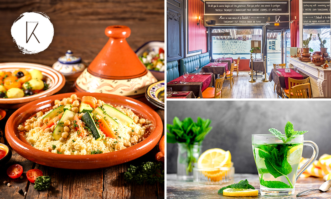 Menu oriental en 2 ou 3 services au choix + thé à la menthe au cœur de Lille