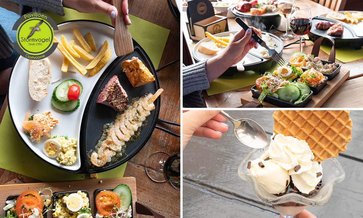 Tafelgrilldiner + evt. nagerecht