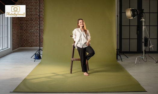Fotoshoot naar keuze in een studio + 5 foto's