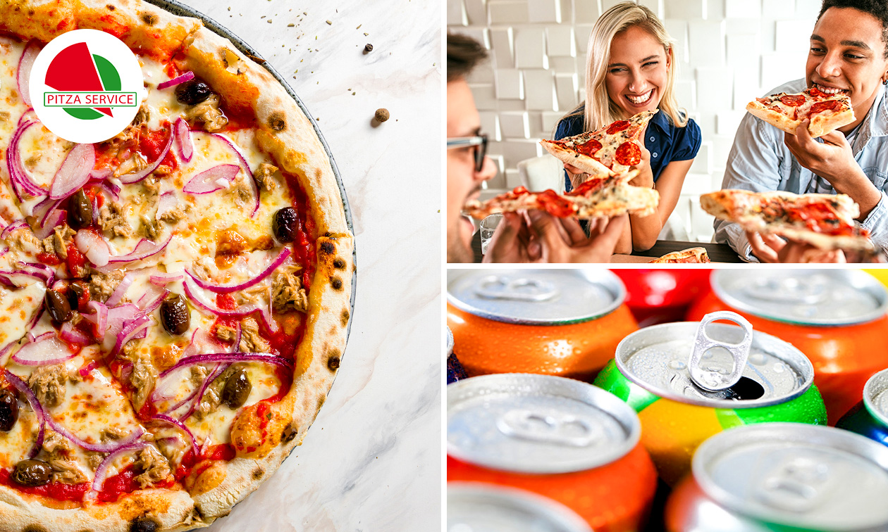 2-gangen pizzalunch of -diner + drankje voor afhaal of dine-in