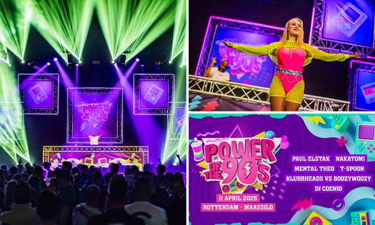 Entree Power Of The 90's bij de Maassilo in Rotterdam