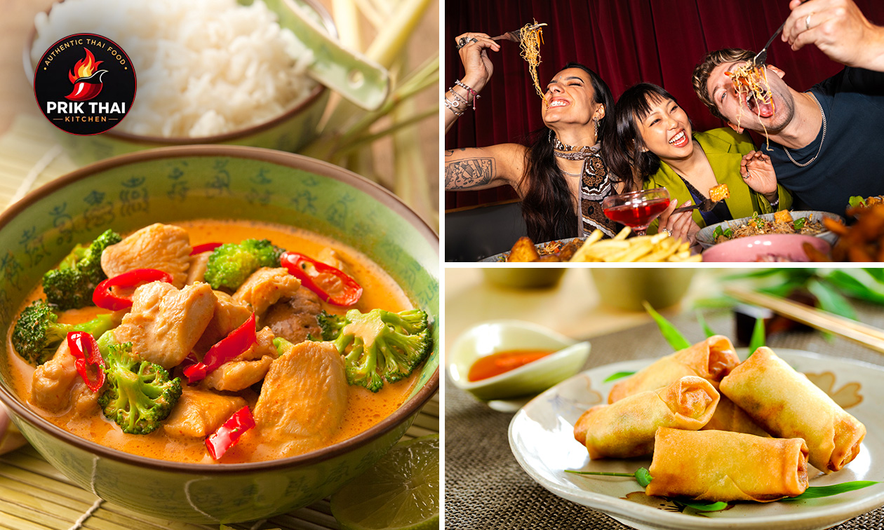 Thais 2-gangendiner à la carte