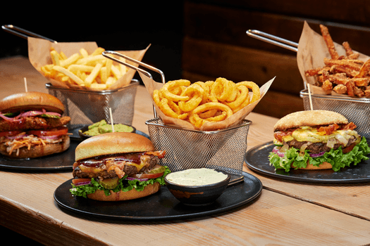 Burgermenu hos Bronx Burger