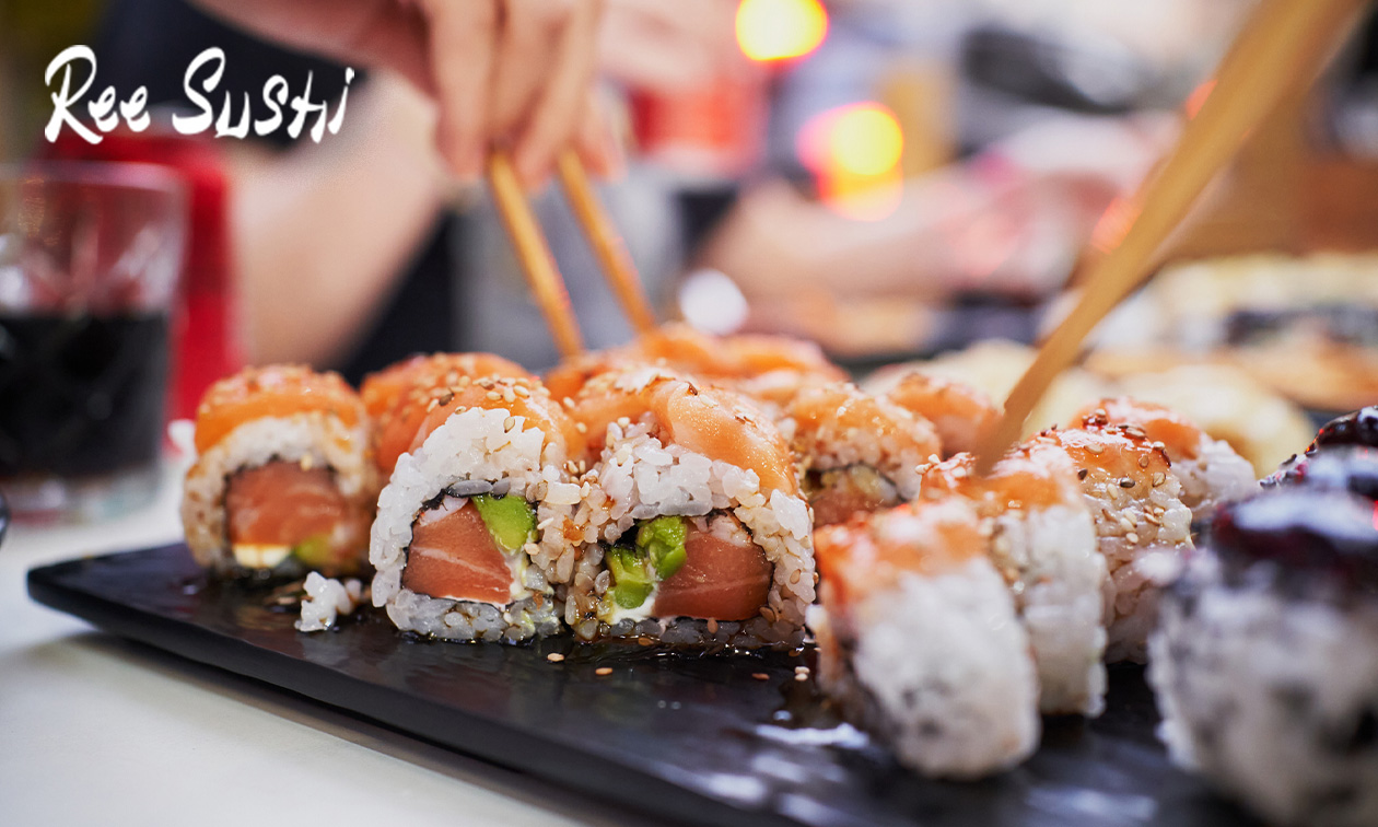 All-You-Can-Eat sushi (3 uur) bij Ree Sushi All-You-Can-Eat sushi (3 uur) bij Ree Sushi
