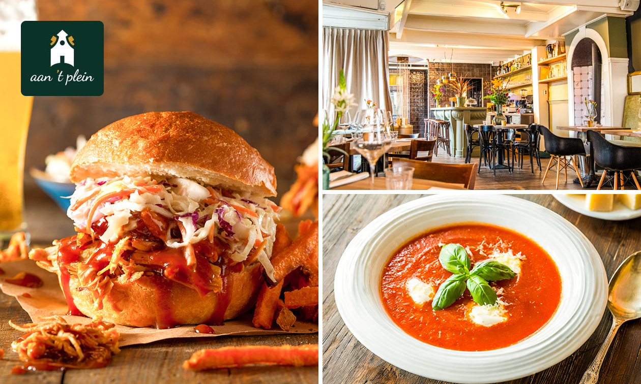 2-gangenlunch à la carte in hartje Haarlem