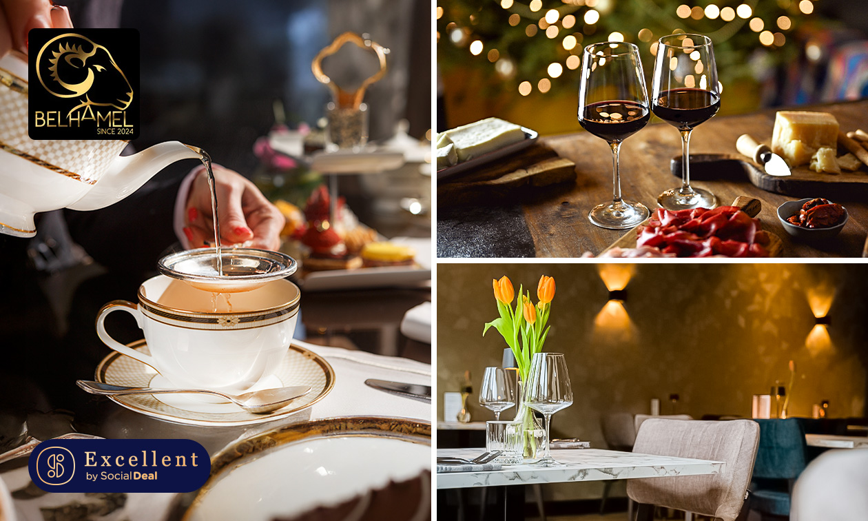 Luxe high tea, high wine of high beer inclusief borrelplank en hapjes (2 uur) Luxe high tea, high wine of high beer inclusief borrelplank en hapjes (2 uur)