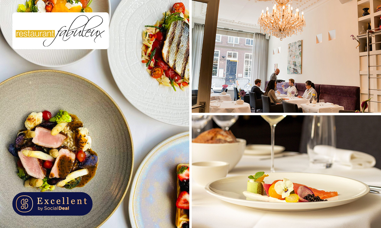 3-gangenlunch of 5-gangenmenu van de chef bij Fabuleux in hartje Den Bosch 3-gangenlunch of 5-gangenmenu van de chef bij Fabuleux in hartje Den Bosch