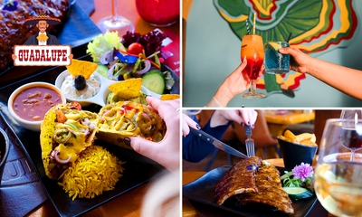 3-gangen keuzediner + stokbrood met kruideboter bij Restaurant Guadalupe