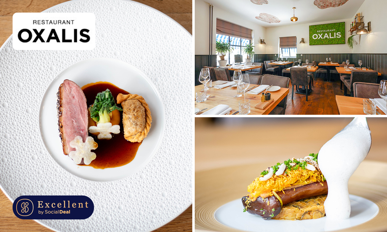Culinair 9-gangendiner of culinaire 3-gangenlunch of -diner bij Restaurant Oxalis