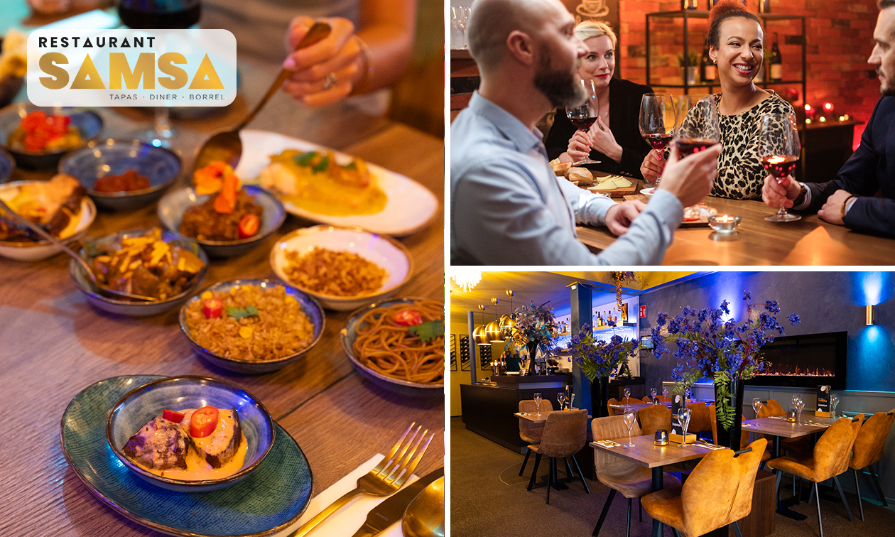 2-gangen rijsttafel voor afhaal of dine-in bij Restaurant Samsa