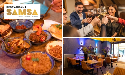 Onbeperkt culinaire tapas + broodmandje bij Restaurant Samsa
