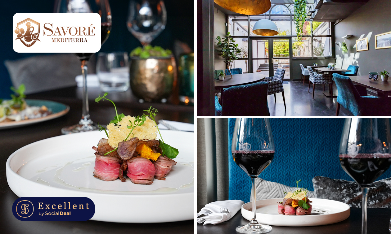 3- of 4-gangendiner à la carte bij Restaurant Savoré in hartje Roermond