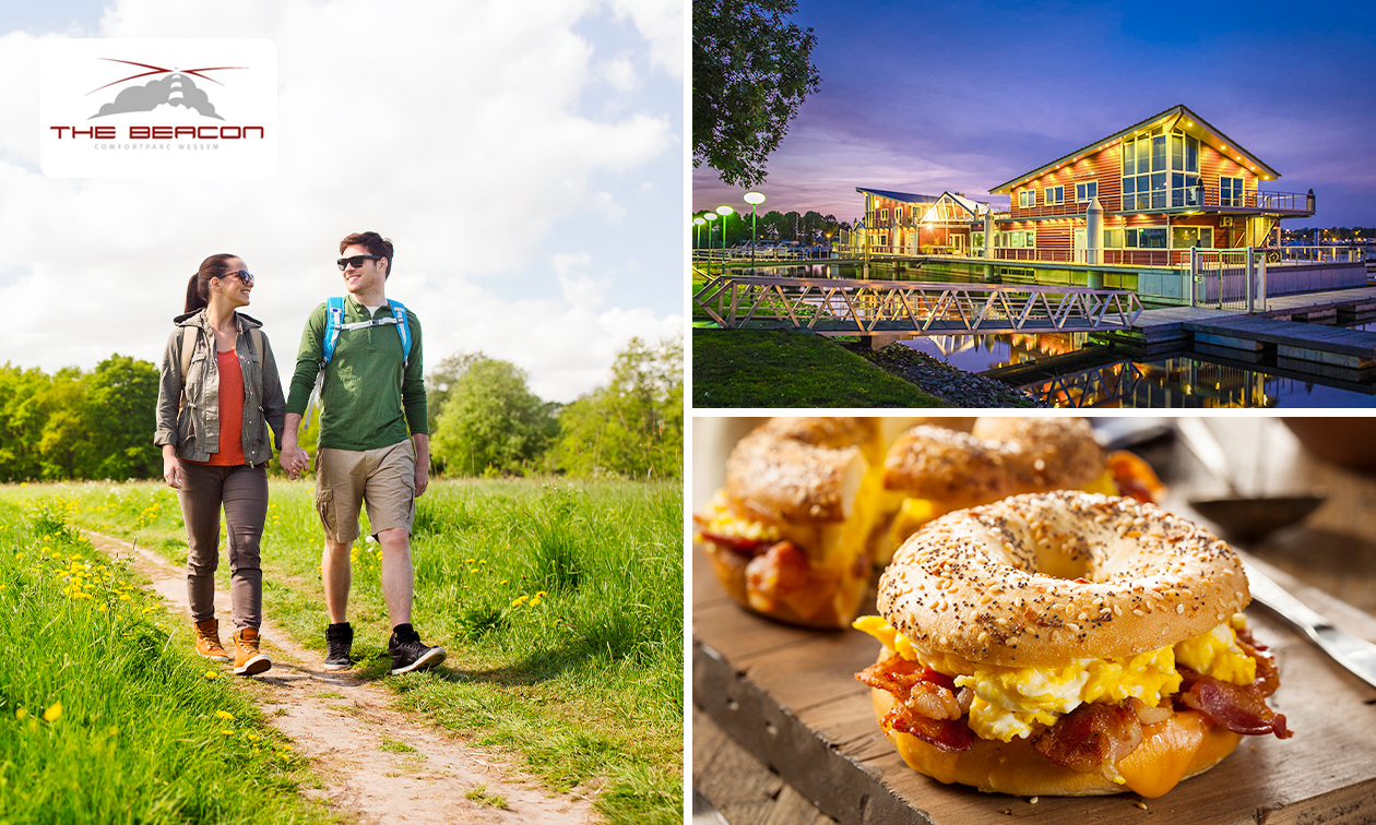Wandel- of fietsarrangement + koffie/thee + gebak + 2-gangenlunch Wandel- of fietsarrangement + koffie/thee + gebak + 2-gangenlunch