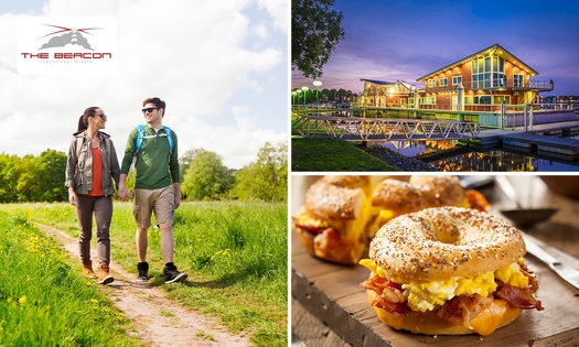 Wandel- of fietsarrangement + koffie/thee + gebak + 2-gangenlunch