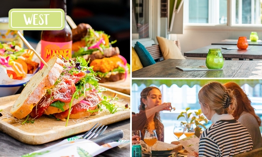Lunchgerecht en seizoenssoep bij Restaurant West Utrecht