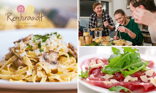 2- of 3-gangen pastadiner voor afhaal bij Ristorante Rembrandt