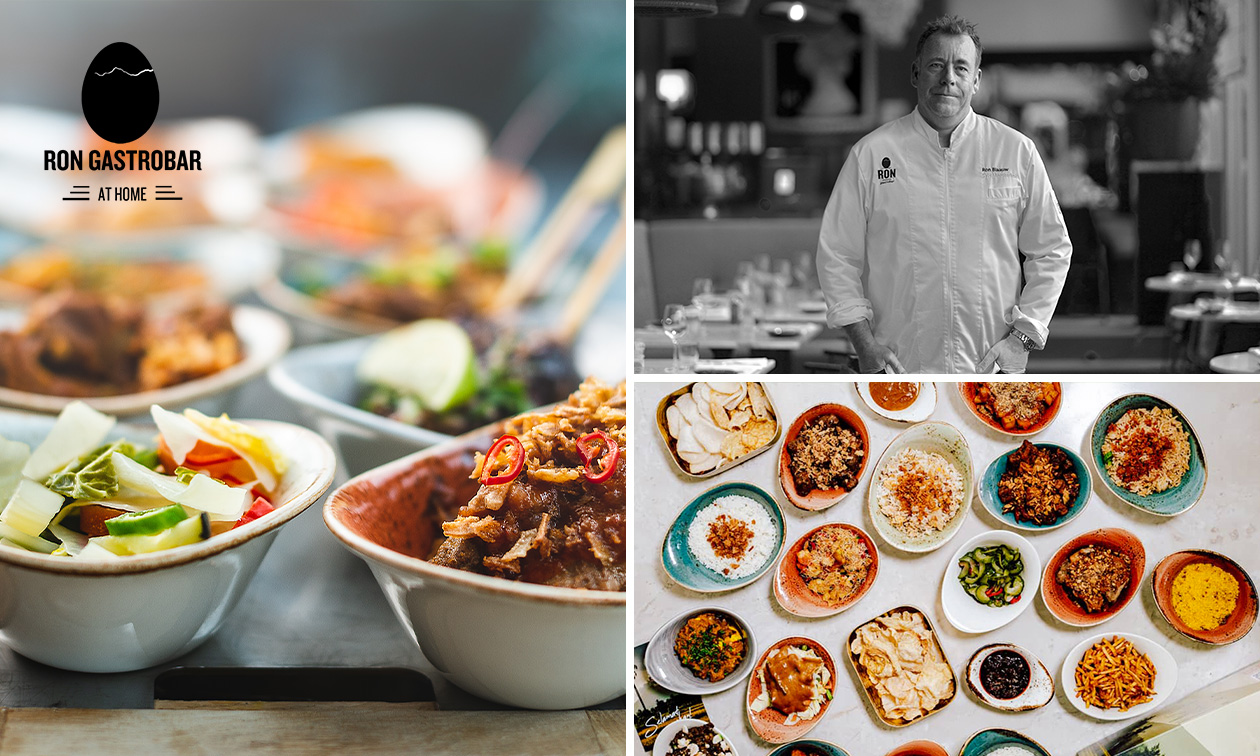 10-delige Indonesische rijsttafel van Ron Blaauw voor afhaal 10-delige Indonesische rijsttafel van Ron Blaauw voor afhaal