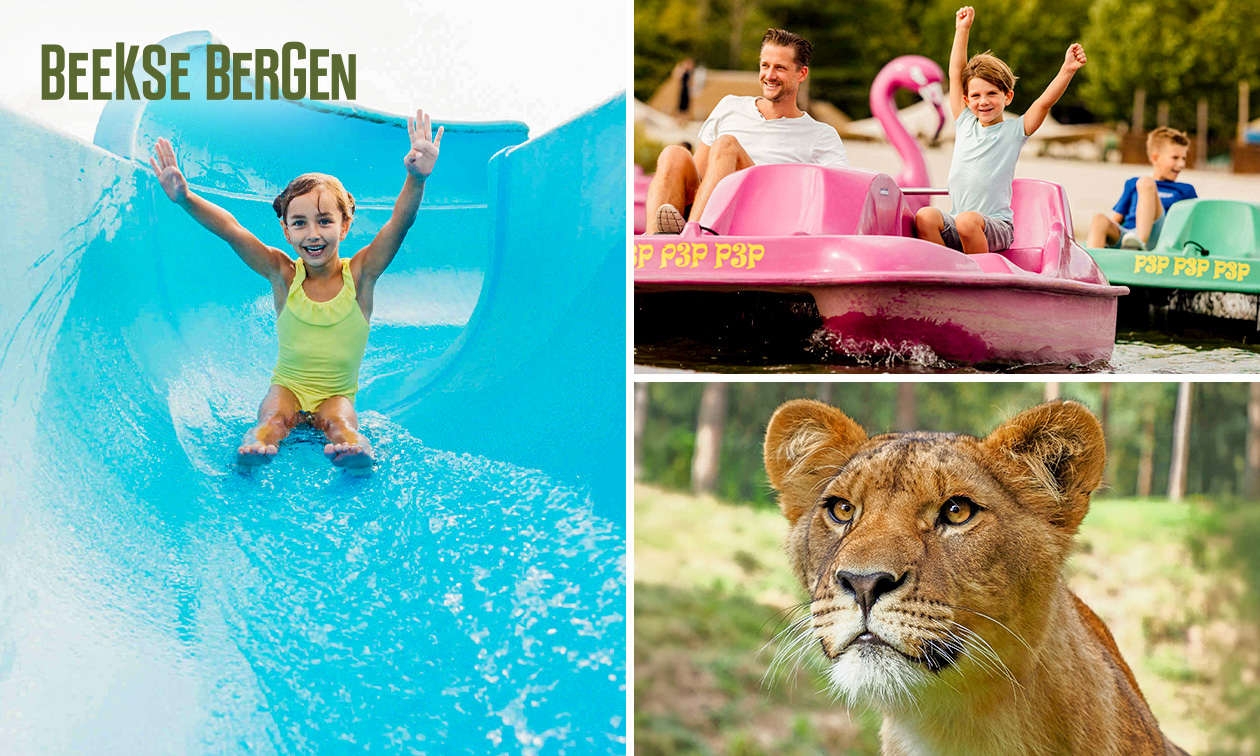 Entree voor Safaripark + Speelland Beekse Bergen