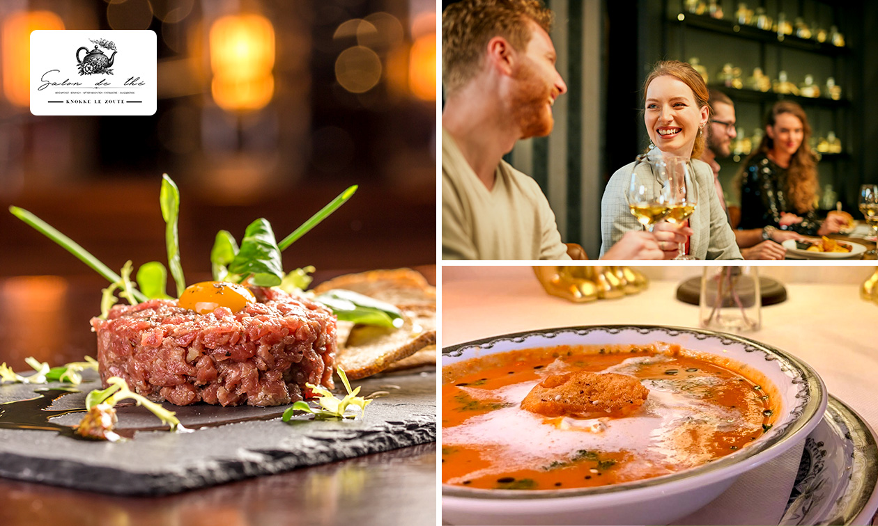 3-gangen keuzelunch of -diner