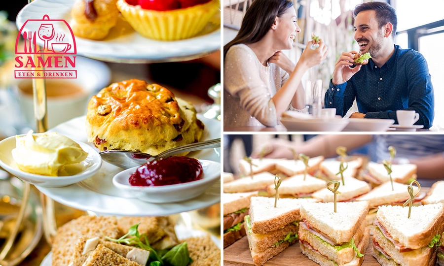 High tea (1,5 uur) bij SAMEN eten en drinken Helmond