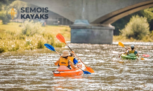 Descente de la Semois en kayak en solo ou en duo (3h à 4h) au coeur des Ardennes